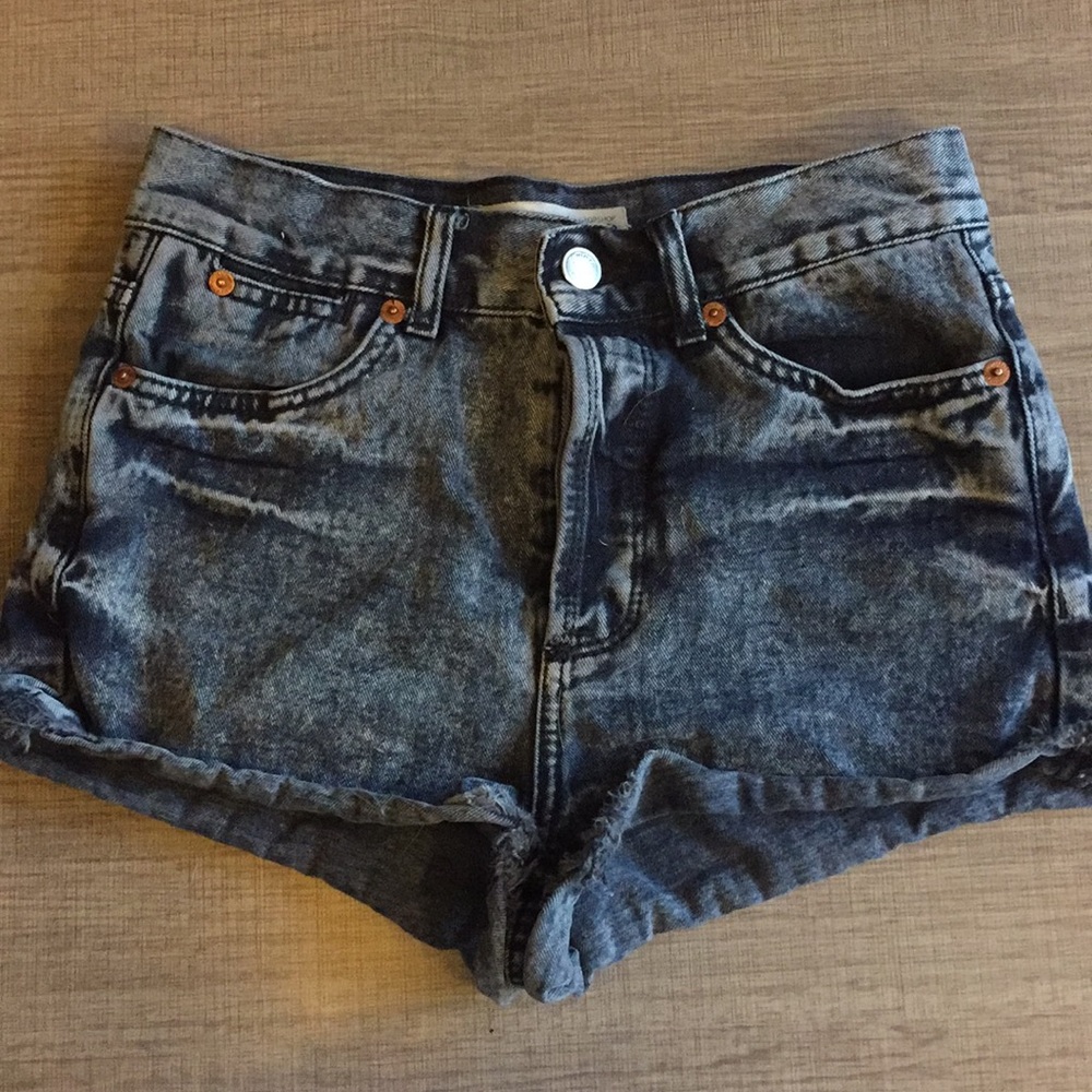 NFS Topshop Moto high-waisted shorts